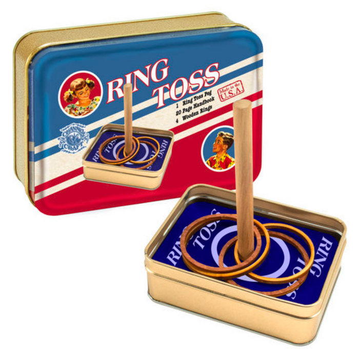 TIN TOY- Ring Toss- Channel Craft