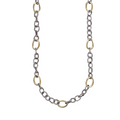 Twisted Link with Brass Rings Chain - 20 Inch By Waxing Poetic