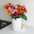 NEW - Utensil Crock Pinstripes