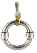 WAXING POETIC - Orb Charm Holder Sterling Silver