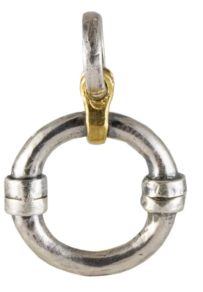 WAXING POETIC - Orb Charm Holder Sterling Silver