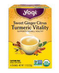 Yogi Sweet Ginger Citrus Turmeric Vitality Tea